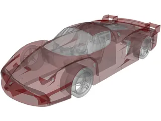 Ferrari FXX 3D Model preview