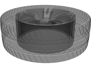 Wheel ATS 3D Model preview