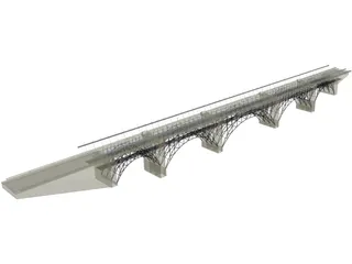 Bloor Viaduct Bridge 3D Model preview
