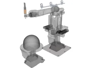 Fanuc S420iF 3D Model preview