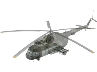 Mil Mi-8 Hip 3D Model preview