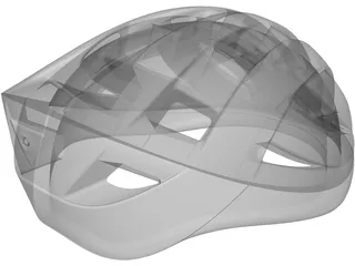 Helmet Bicycle 3D Model preview