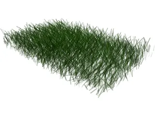 Grass Block 3D Model preview