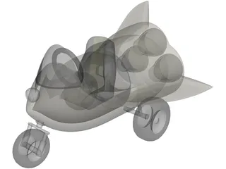 Rocket Trike 3D Model preview