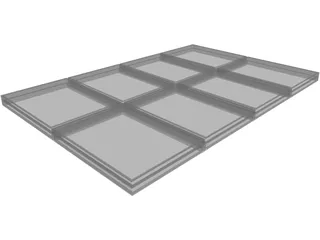 Solar Panels 3D Model preview