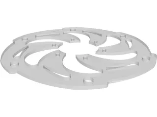 Brake Disk 3D Model preview