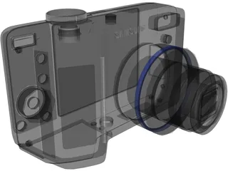 Samsung s1050 Camera 3D Model preview