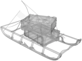 Antartic Sled 3D Model preview