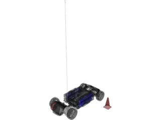 Kyosho Mini-Z MR01 (Micro RC Car) 3D Model preview