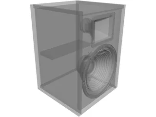 Loudspeaker Box 3D Model preview