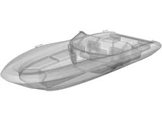 Lancha 3D Model preview