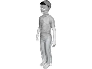 Boy 3D Model preview
