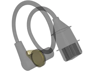 Sensor Temperature 3D Model preview
