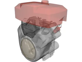 Vanguard 356400 Engine 3D Model preview
