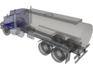Kenworth T440 3D Model preview