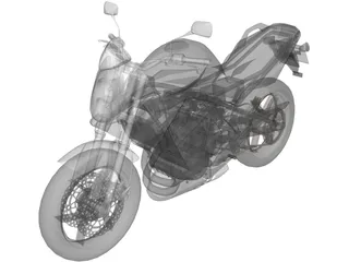 Kawasaki ER-7 3D Model preview