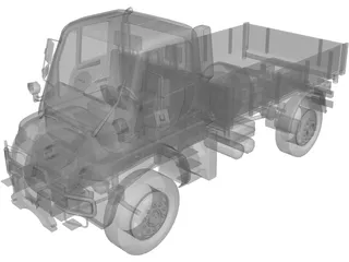 Mercedes-Benz Unimog U400 3D Model preview