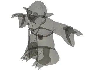 Star Wars Yoda 3D Model preview