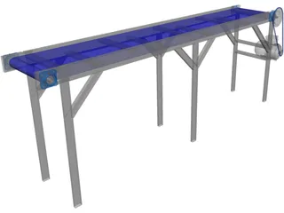 Conveyor Belt 3D Model preview