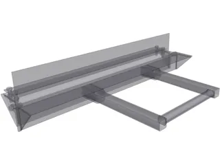 Benchtop Sheet Metal Brake 3D Model preview