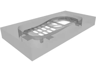 Nokia Phone Mold 3D Model preview