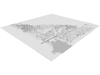 Seattle City 3D Model preview