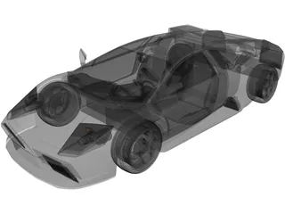 Lamborghini Murcielago 3D Model preview