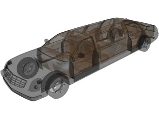 Cadillac Limo (2007) 3D Model preview