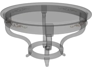 Coffee Table Arredamenti 3D Model preview