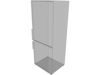 Fridge 3D Model preview