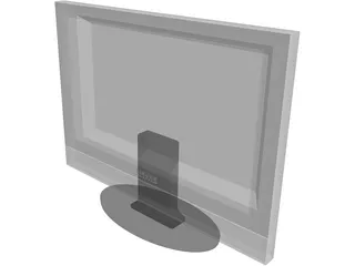 Plasma TV 3D Model preview