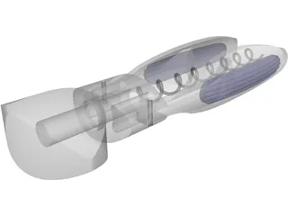 Cork Screw 3D Model preview