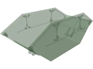 Debris Container 4500 lt 3D Model preview