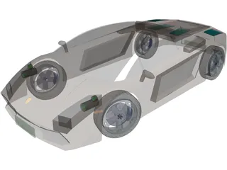 Lamborghini Gallardo 3D Model preview
