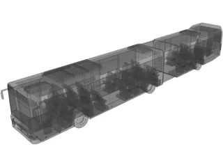 Volvo Bus 3D Model preview