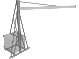 Rotating Beam for Hoist 3D Model preview