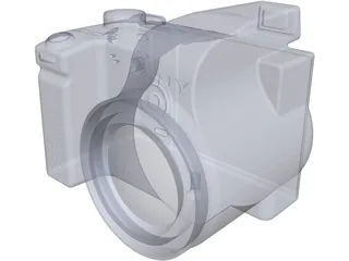 Sony DSC-H5 Camera 3D Model preview