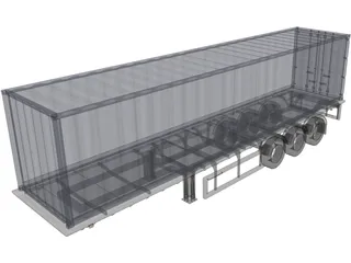 Trailer 3D Model preview