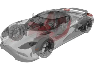 Koenigsegg Agera 3D Model preview