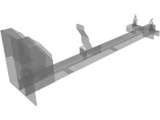 Rifle Rack 3D Model preview