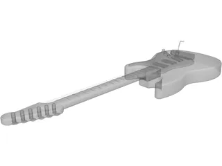 Guitar Electric 3D Model preview