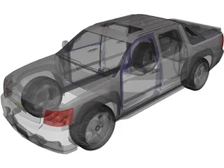 Chevrolet Avalanche 3D Model preview