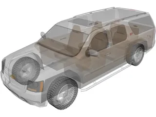 Chevrolet Suburban Z71 (2007) 3D Model preview