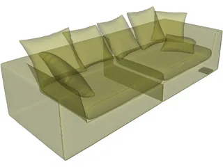Sofa 3D Model preview