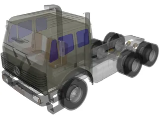 Mercedes-Benz Model 2628 3D Model preview