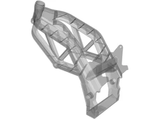 Moto Frame 3D Model preview
