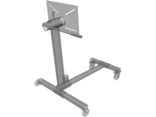 Engine Stand 3D Model preview