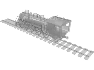Locomotive 3D Model preview