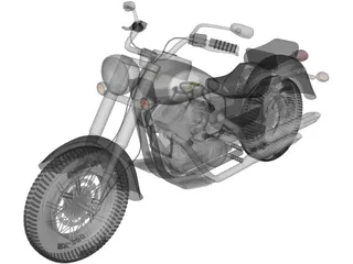 Kawasaki VN1500 3D Model preview