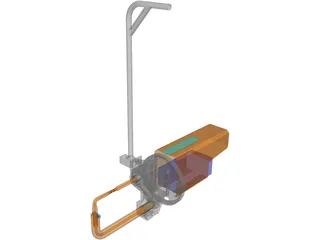 Weld Gun 3D Model preview